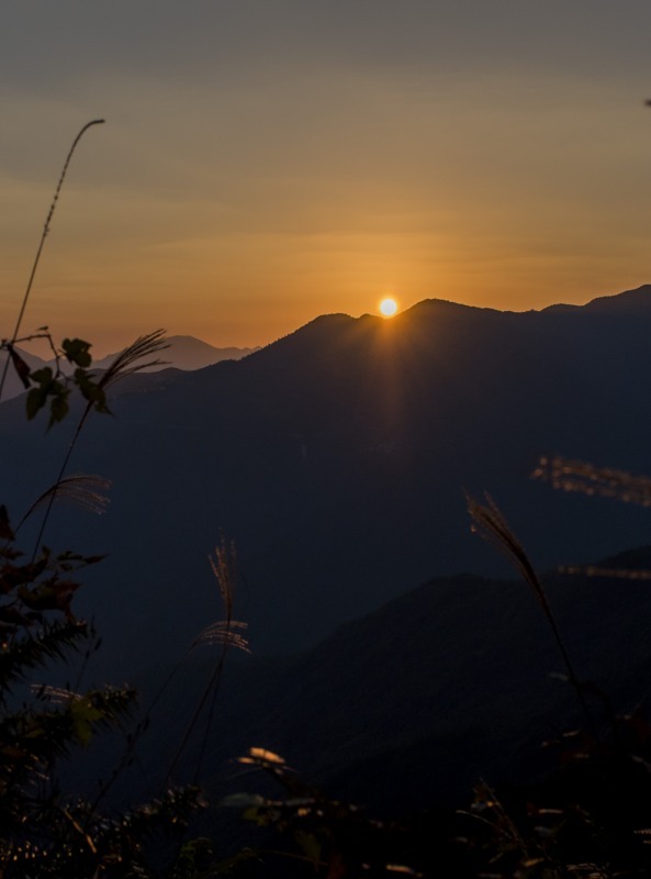 浙江台州仙居-青尖山-落日余晖