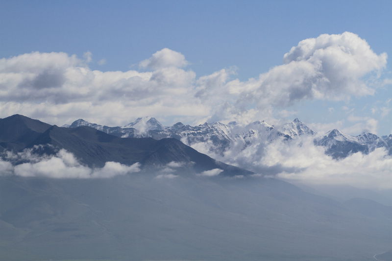 遥望雪山