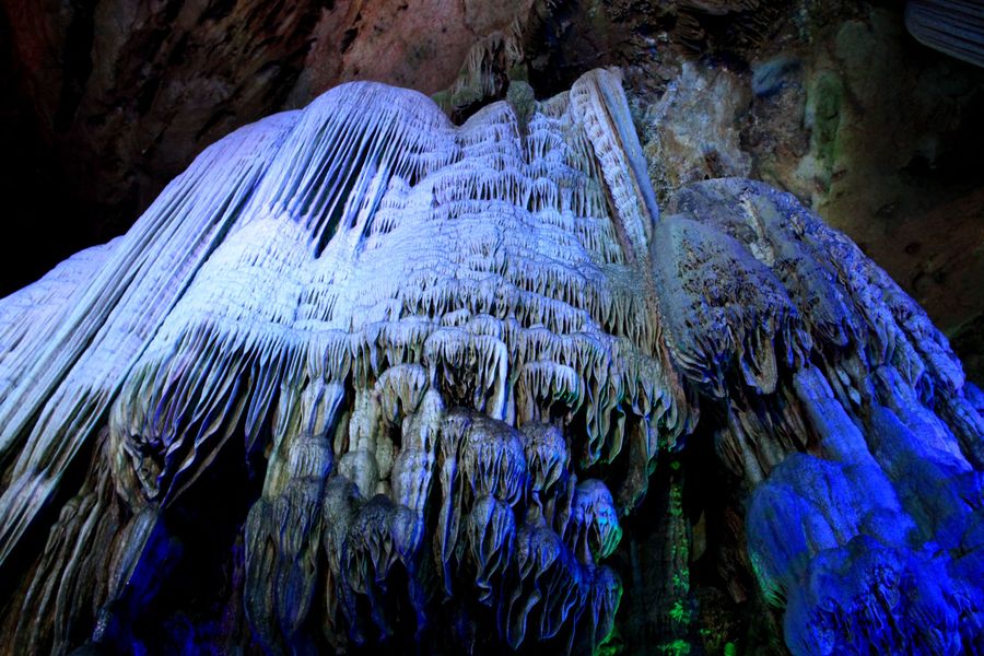 【桂林山水之《七星景区------银子洞钟乳石写照》摄影图片】风光旅游摄影_太平洋电脑网摄影部落
