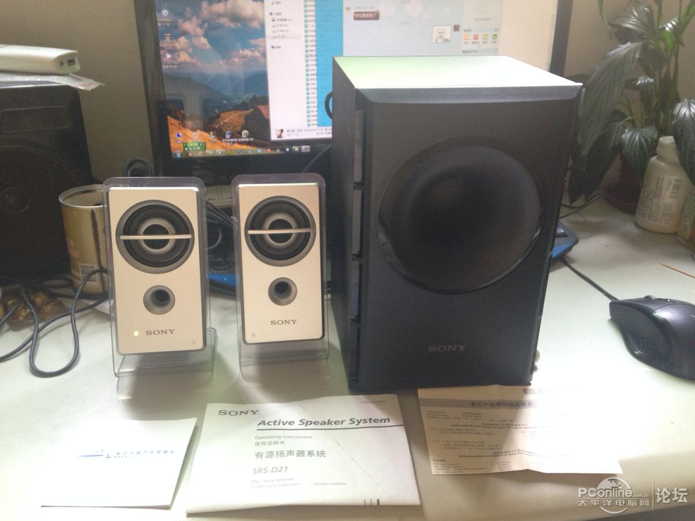 出个sony音箱(低音炮) 型号是:srs-d21 自行百度,谢谢