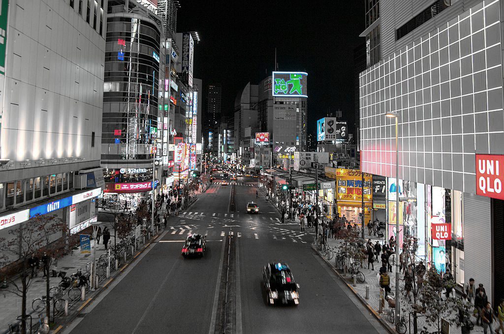 东京 新宿扫扫夜景