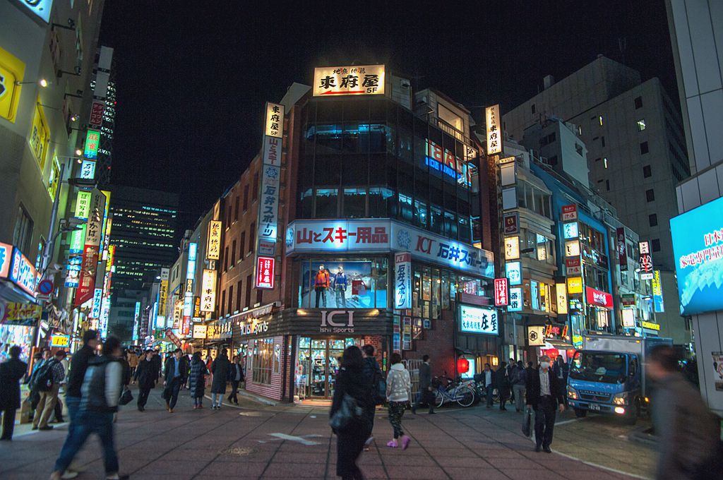 东京 新宿扫扫夜景