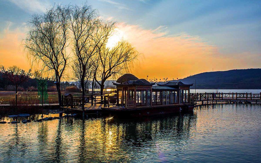 【天泉湖夕照摄影图片】风光旅游摄影_太平洋电脑网摄影部落