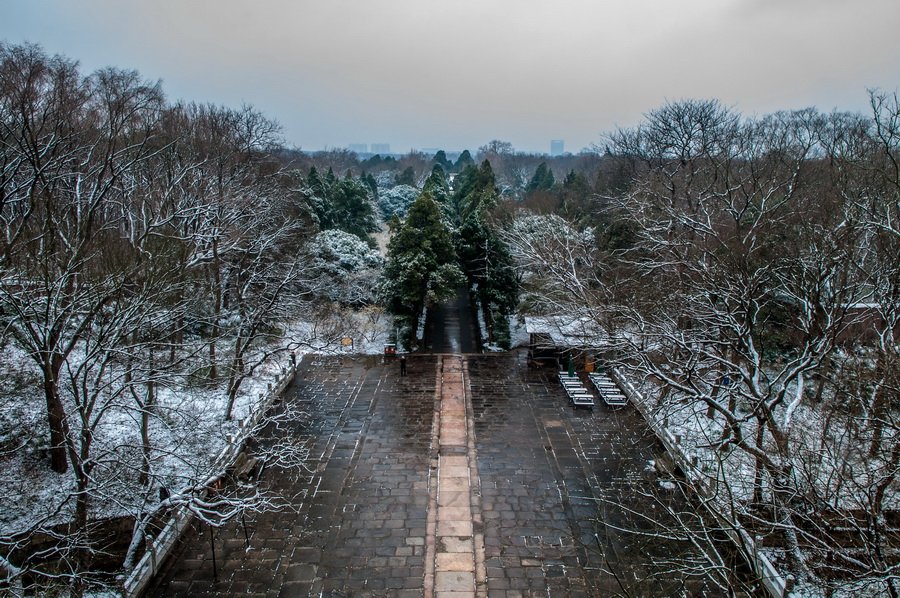 雪中孝陵