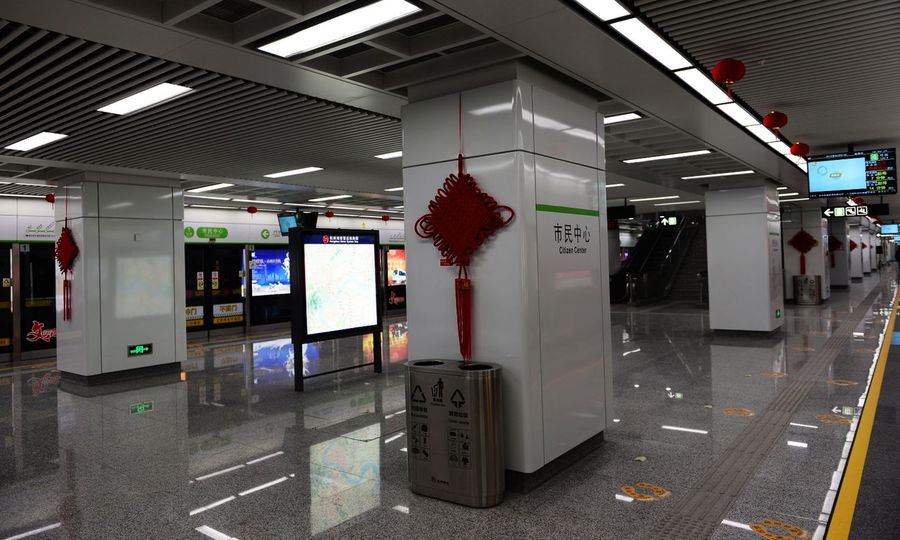 【2015年2月2号杭州地铁四号线开通了摄影图