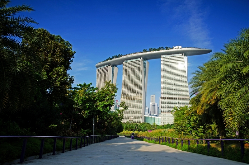 【新加坡滨海湾金沙酒店摄影图片】风光旅游摄