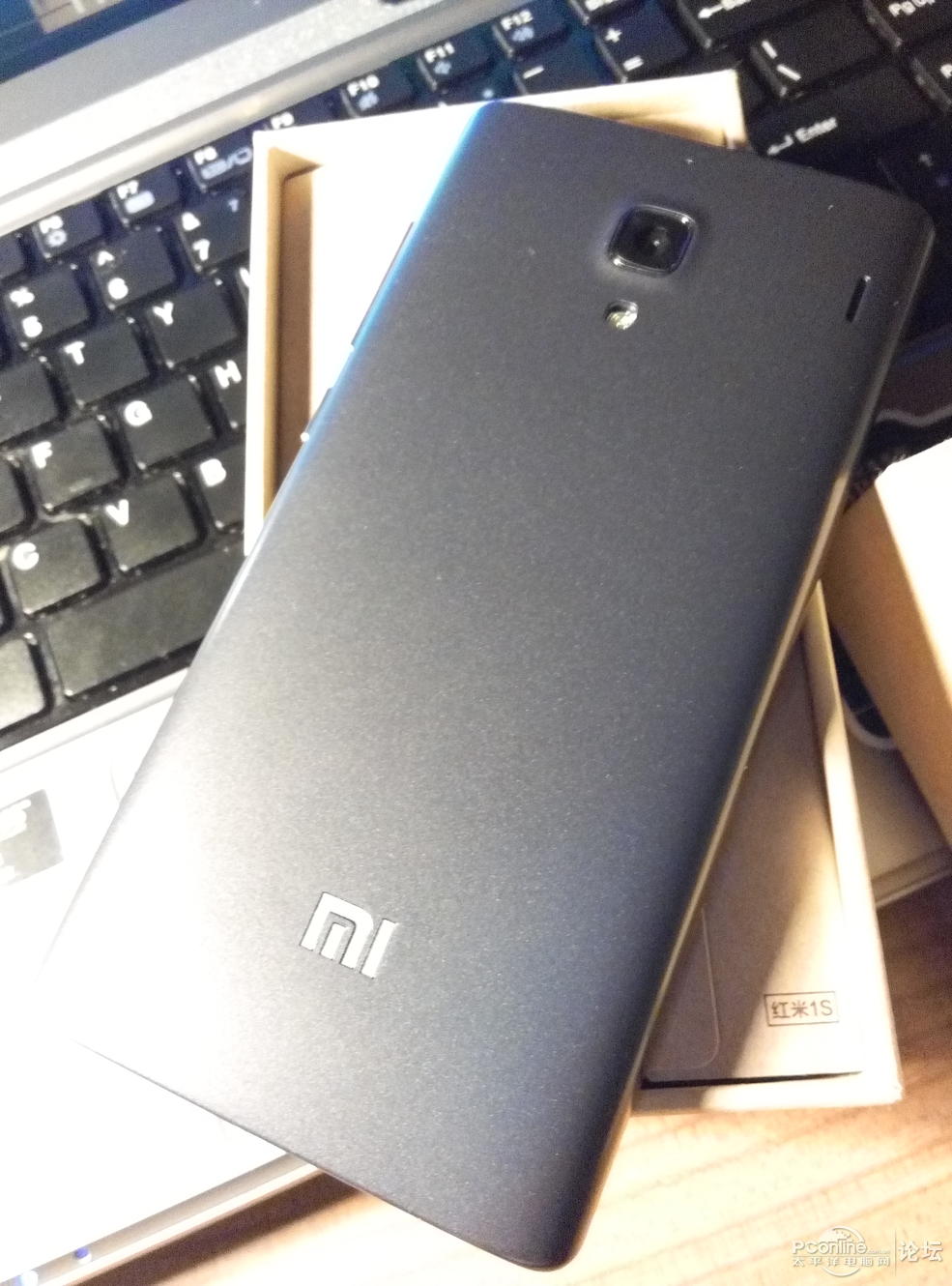 出购于12月的红米金属黑1S移动4G版_二手手