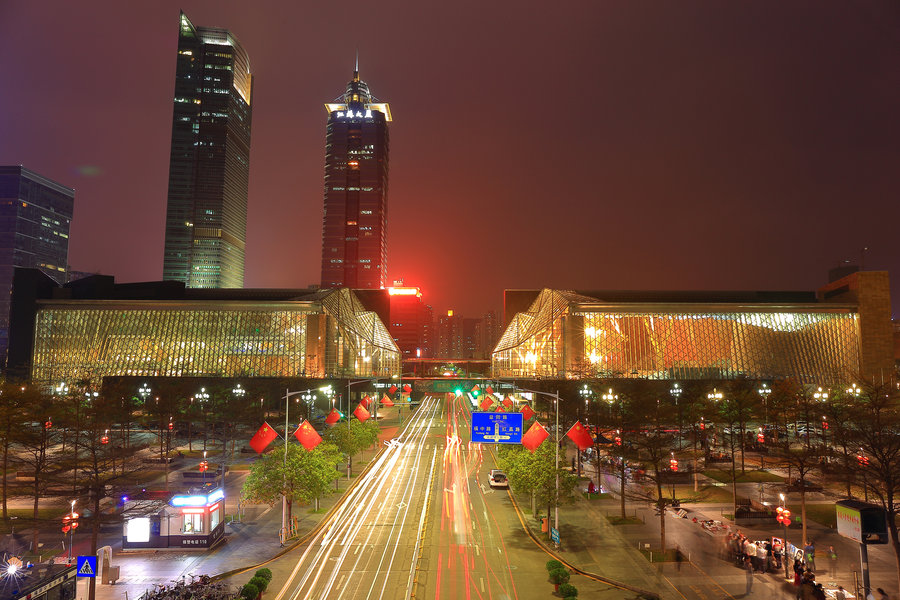 深圳市民中心夜景 (共p)