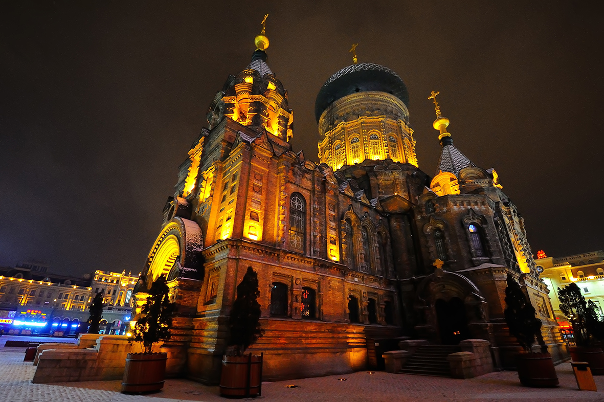 哈尔滨圣索菲亚教堂高清图片下载-正版图片500140759-摄图网