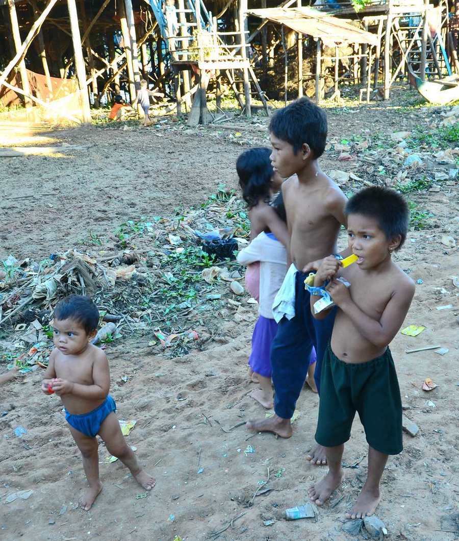 【高棉族的孩子们--柬埔寨游记摄影图片】人像