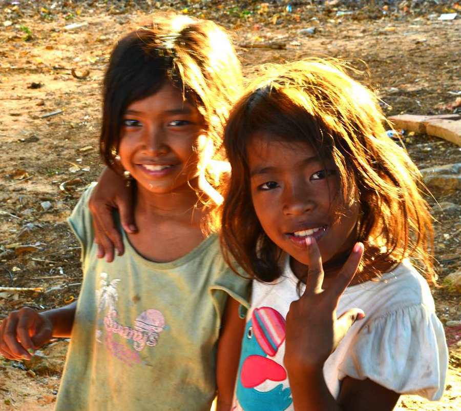 【高棉族的孩子们--柬埔寨游记摄影图片】人像