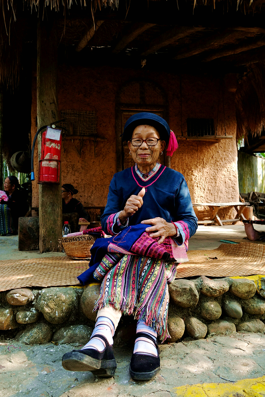 【三亚槟榔谷黎族老人摄影图片】人像摄影