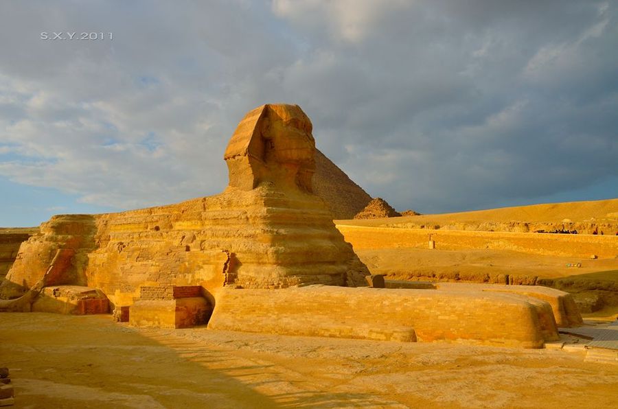 【【埃及行】· 开罗 · 吉萨金字塔(一)摄影图