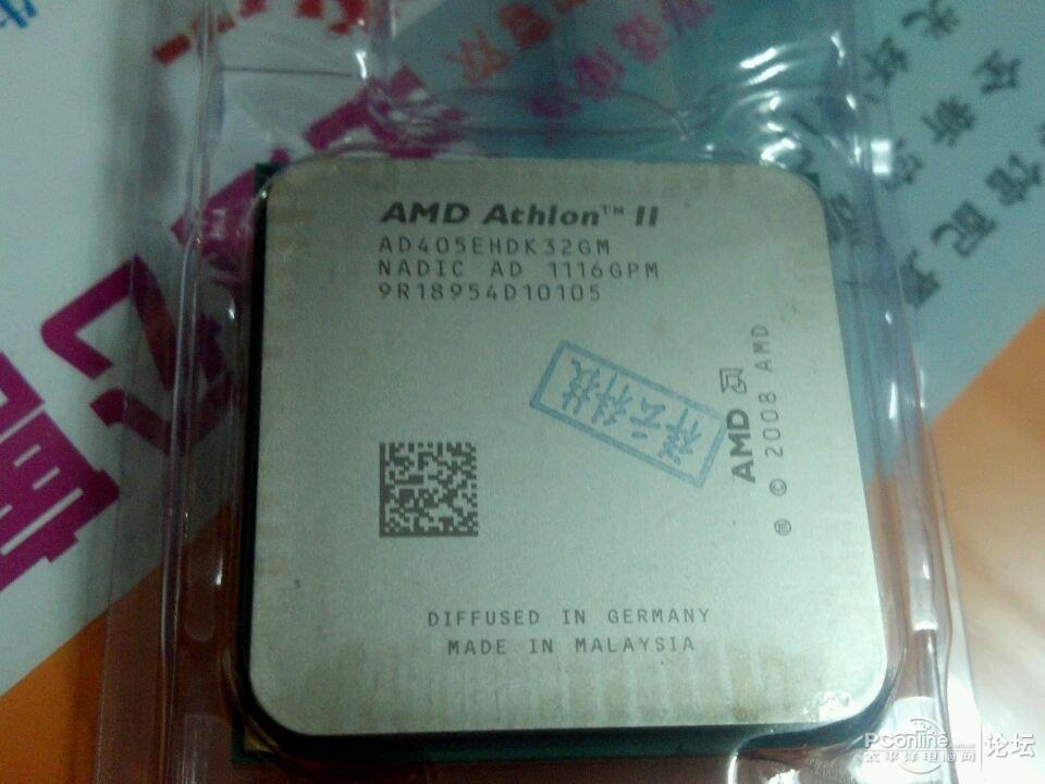 有三块AMD三核处理器45nm\/45W Athlon II X3