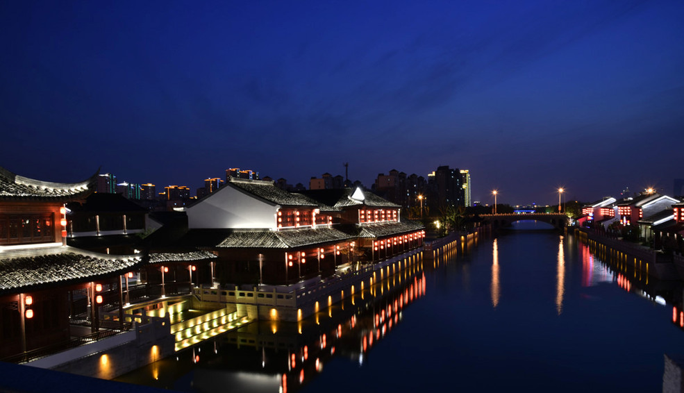 苏州园区斜塘老街夜景_上海摄友会论坛_太平