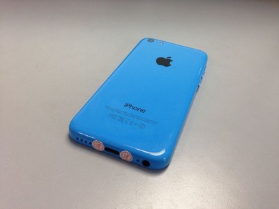 900出苹果5C,美版 S版,32G,蓝色,后壳基本充新