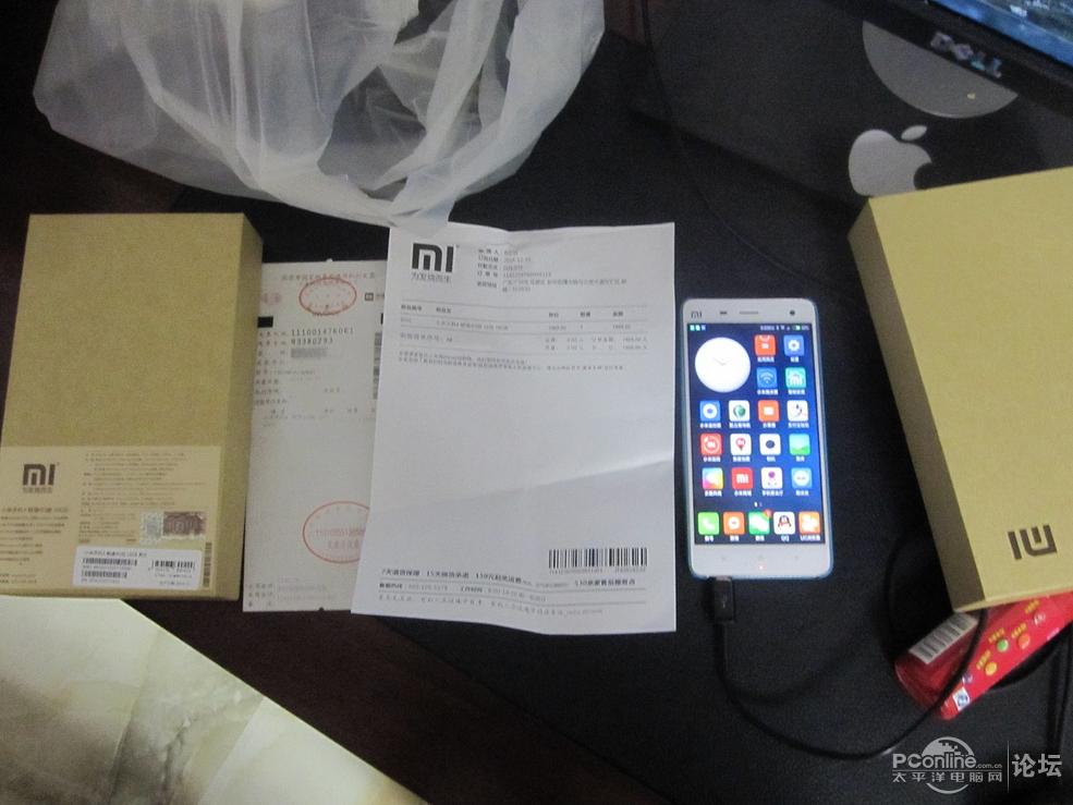 自用小米4 联通4G 3G内存 9新无跌带保修