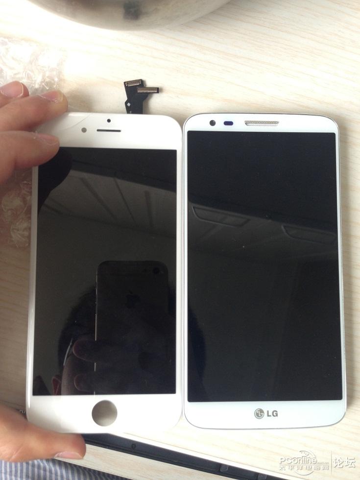 出淘宝刚买的全新LG G2(LS980),附上和水果6