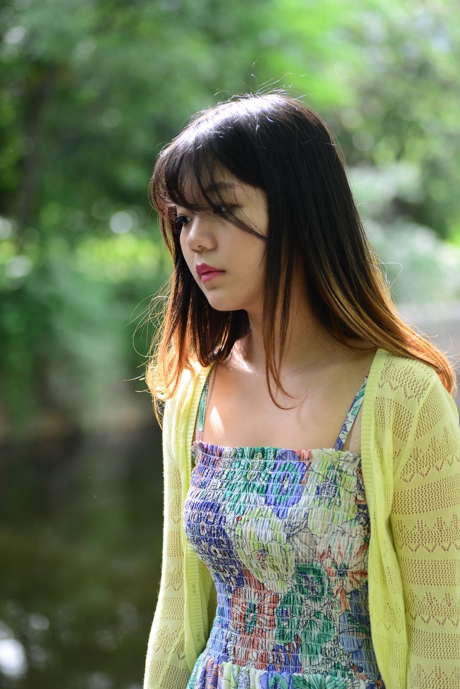 【长裙飘曳婀娜多姿的美眉摄影图片】人像摄影_太平洋