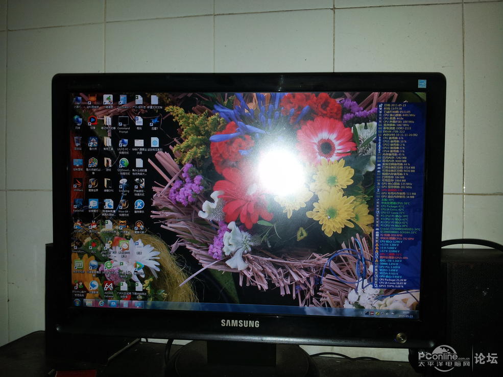 三星G22W 21.6寸 ,16:10显示器_二手电脑\/DIY