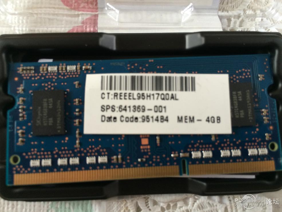 HP 拆机 DDR3 12800 4G 笔记本内存 2条打包