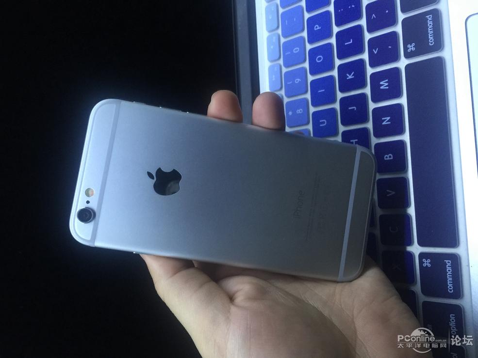 深圳出美版三网银白色iphone6 大容量128G 机