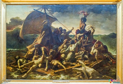     《梅杜萨之筏》,被看成是浪漫主义绘画的