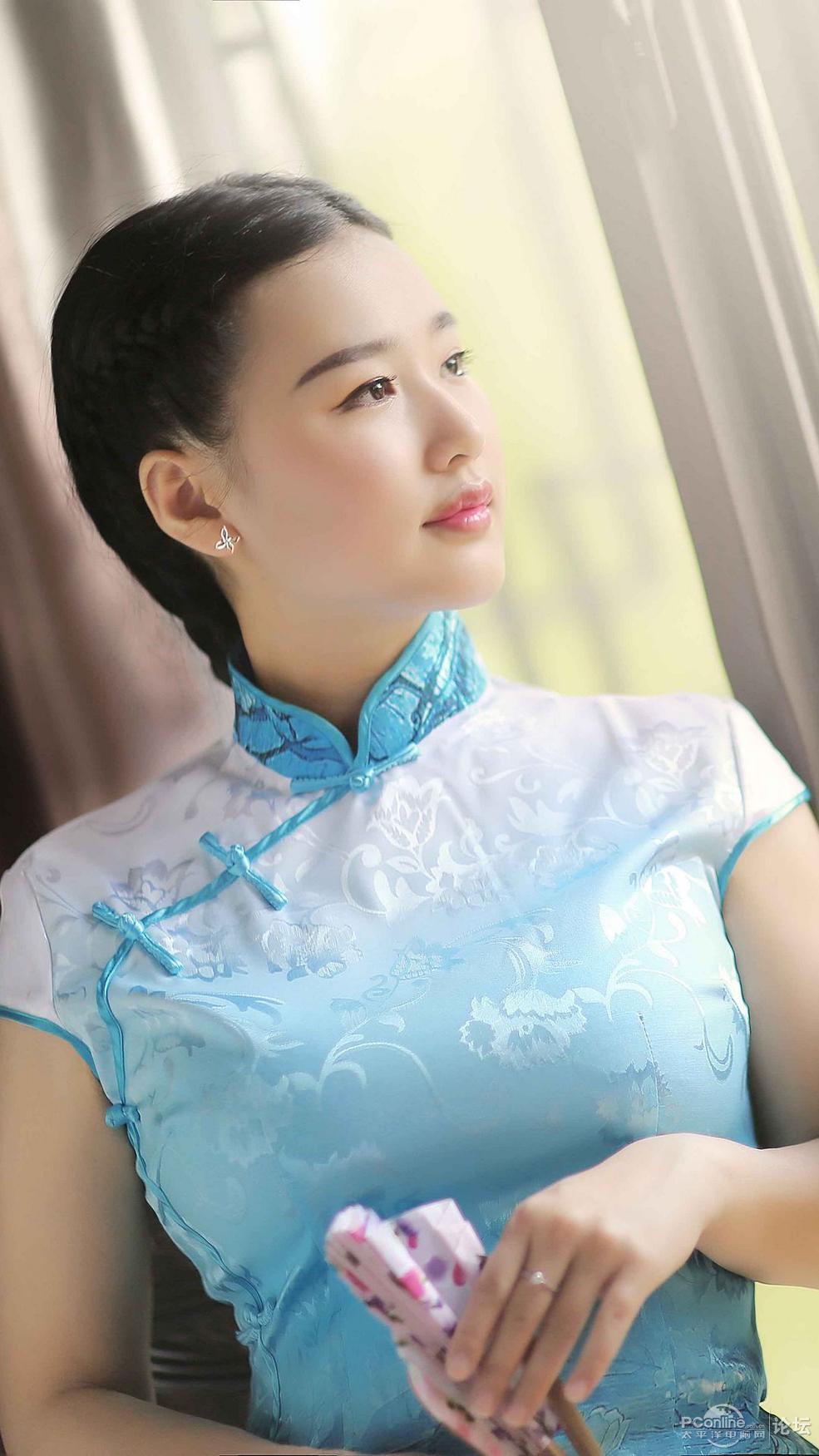 忆江南 清新旗袍美女写真iphone 6 plus壁纸 第一辑