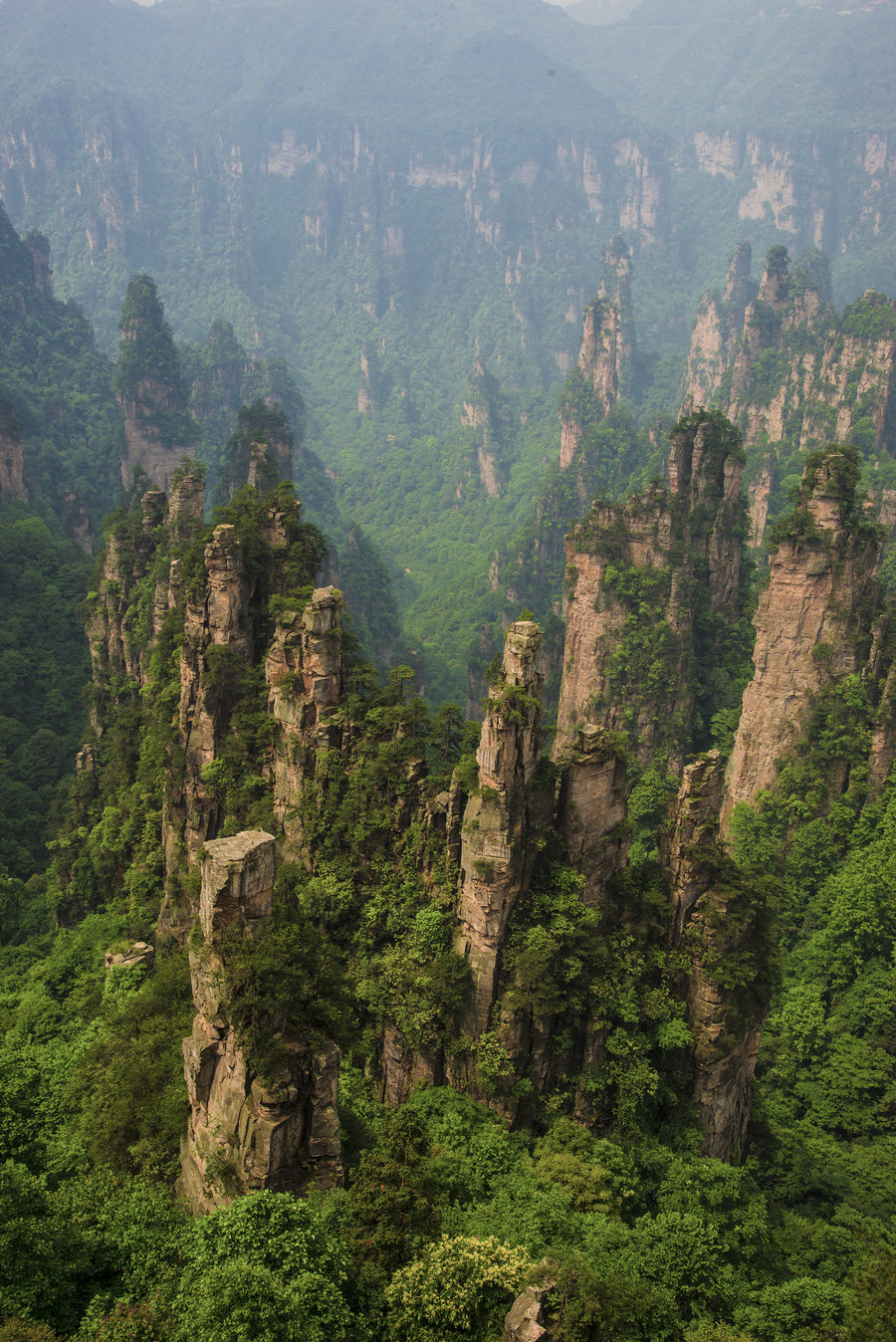 风景如画张家界---天子山(1)