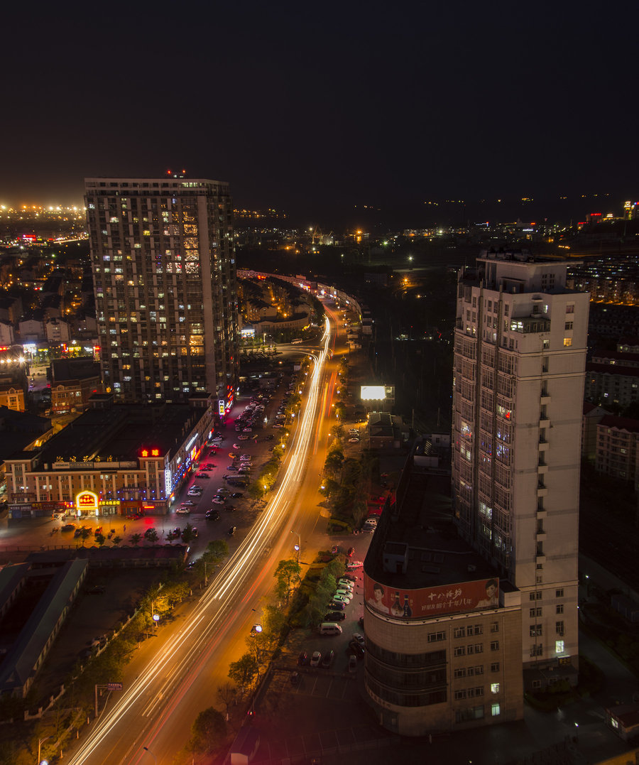 俯拍城市夜景 (共p)