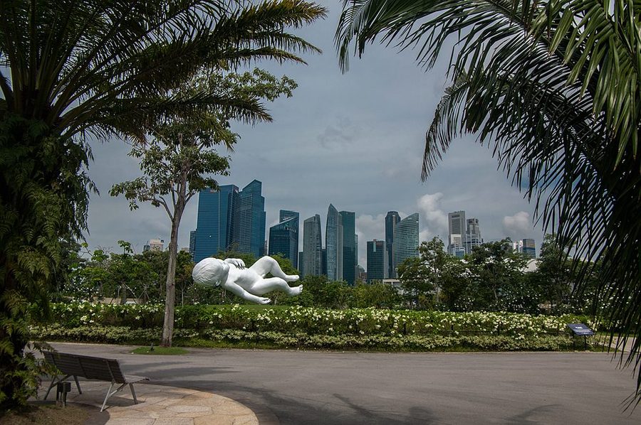 新加坡-滨海湾公园 鱼尾狮,圣(共p)