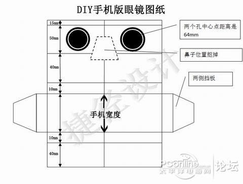 diy虚拟现实vr眼镜图纸分享,制作超级简单