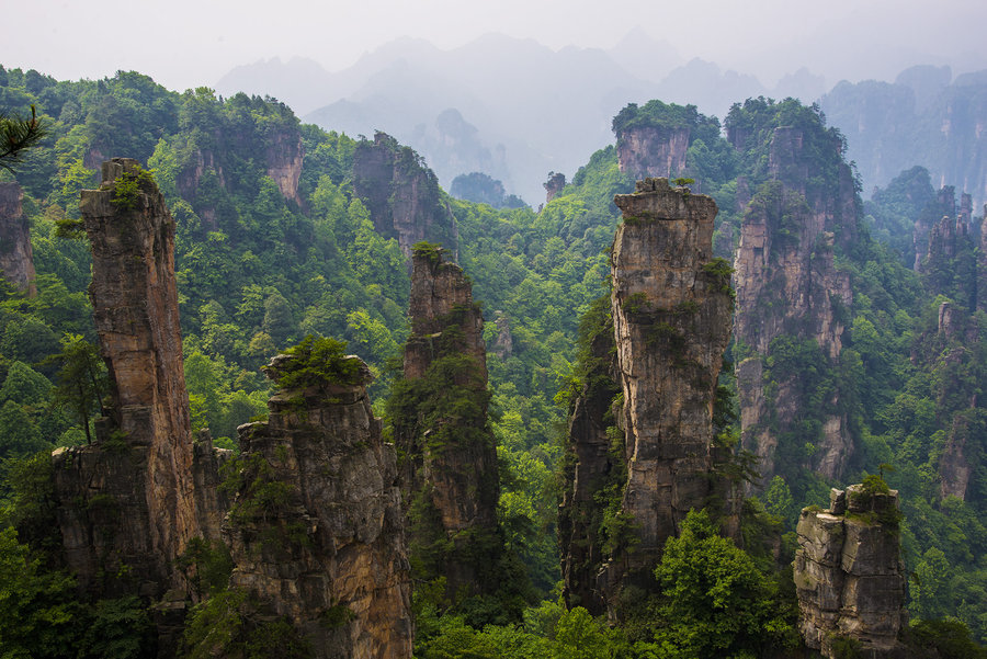 风景如画张家界--天子山(3)