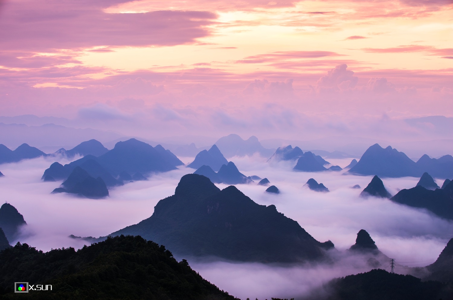 沐浴群峰