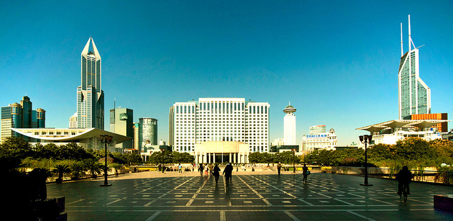 上海市政大楼广场