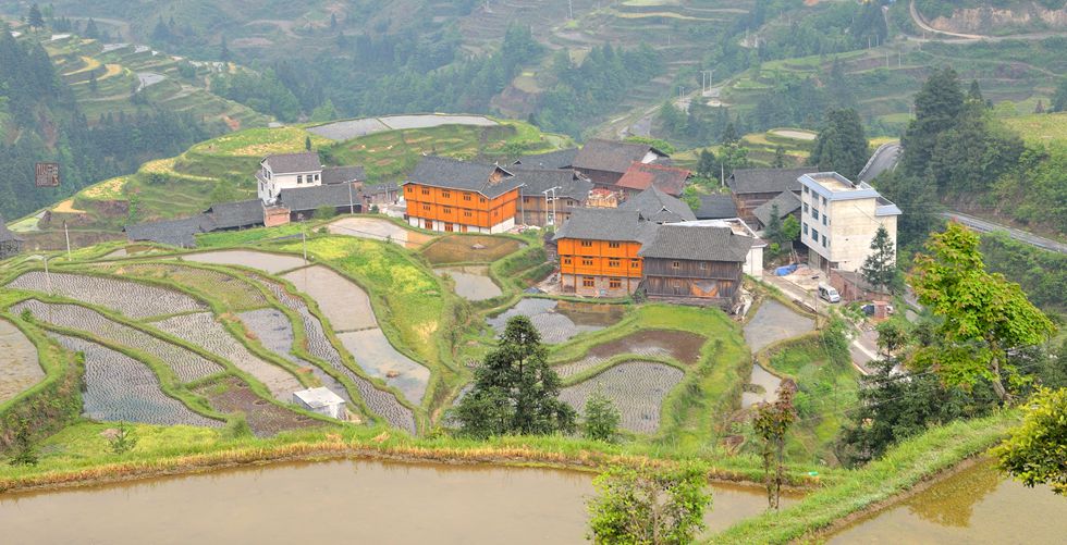 春访黔东南风光篇肇兴侗寨田园