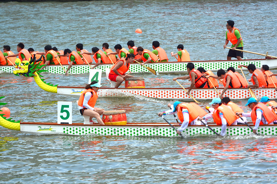 【广州国际龙舟邀请赛剪影 --- 标准龙竞赛摄影