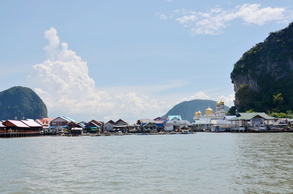 泰国俗称美丽的水上桂林风景_尼康D7000论坛