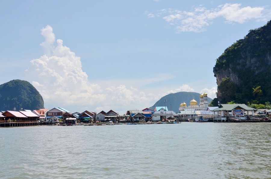 【泰国俗称美丽的水上桂林风景摄影图片】风光