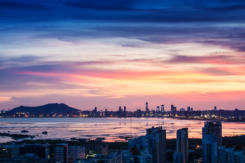 彩霞漫天