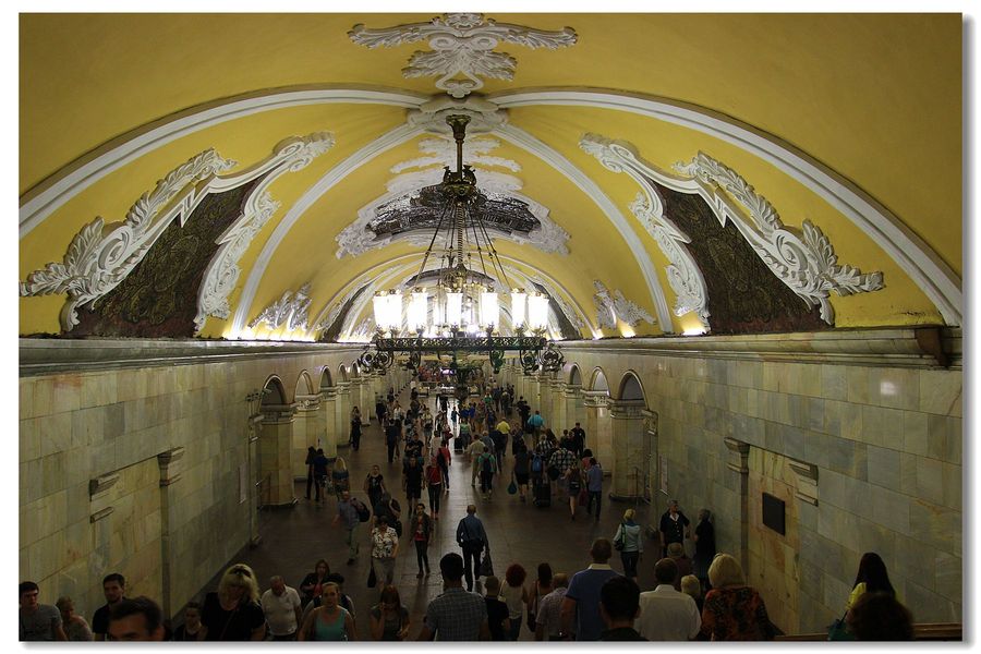 【莫斯科地铁摄影图片】风光旅游摄影