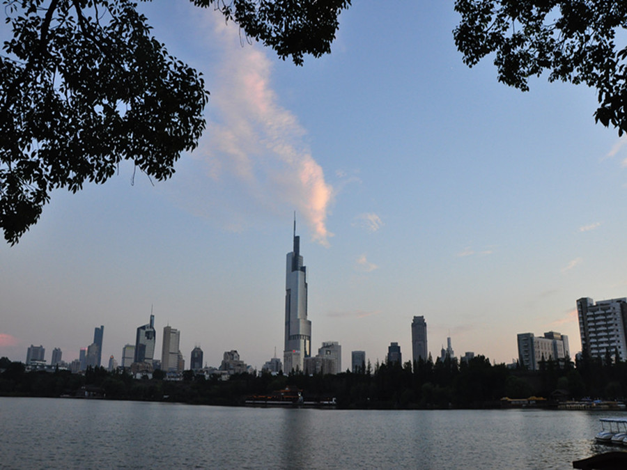 【眺望南京第一高楼---紫峰大厦摄影图片】风光