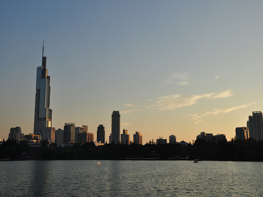 【眺望南京第一高楼---紫峰大厦摄影图片】风光
