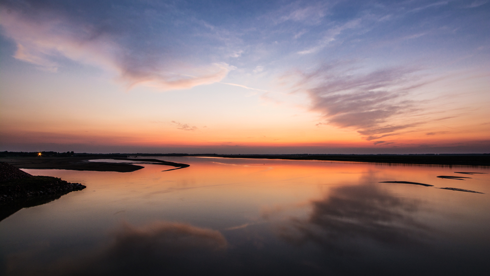 黄河夕照 开封