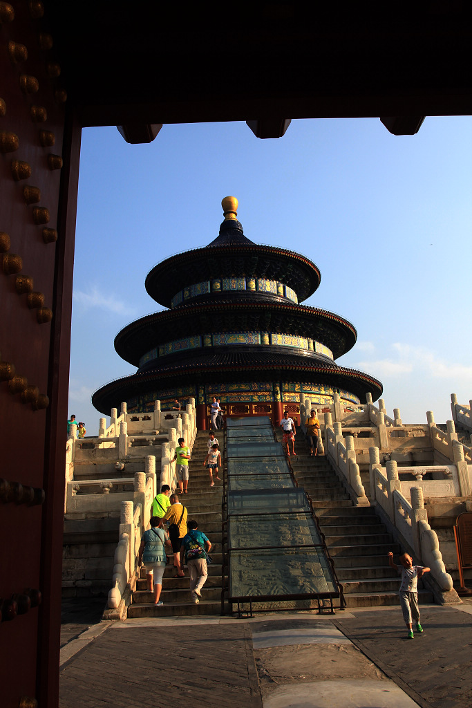阳光下的北京天坛