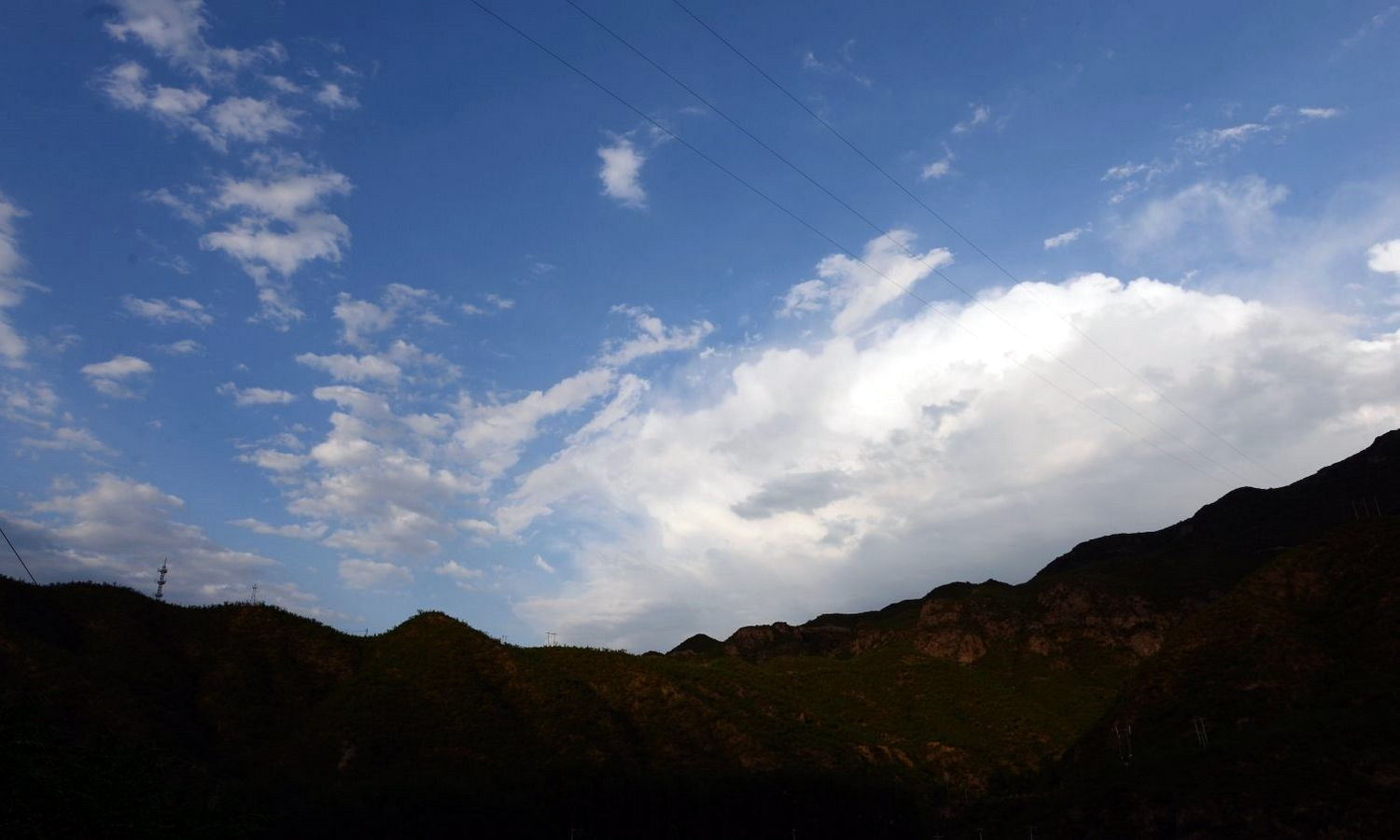 车上拍摄风景