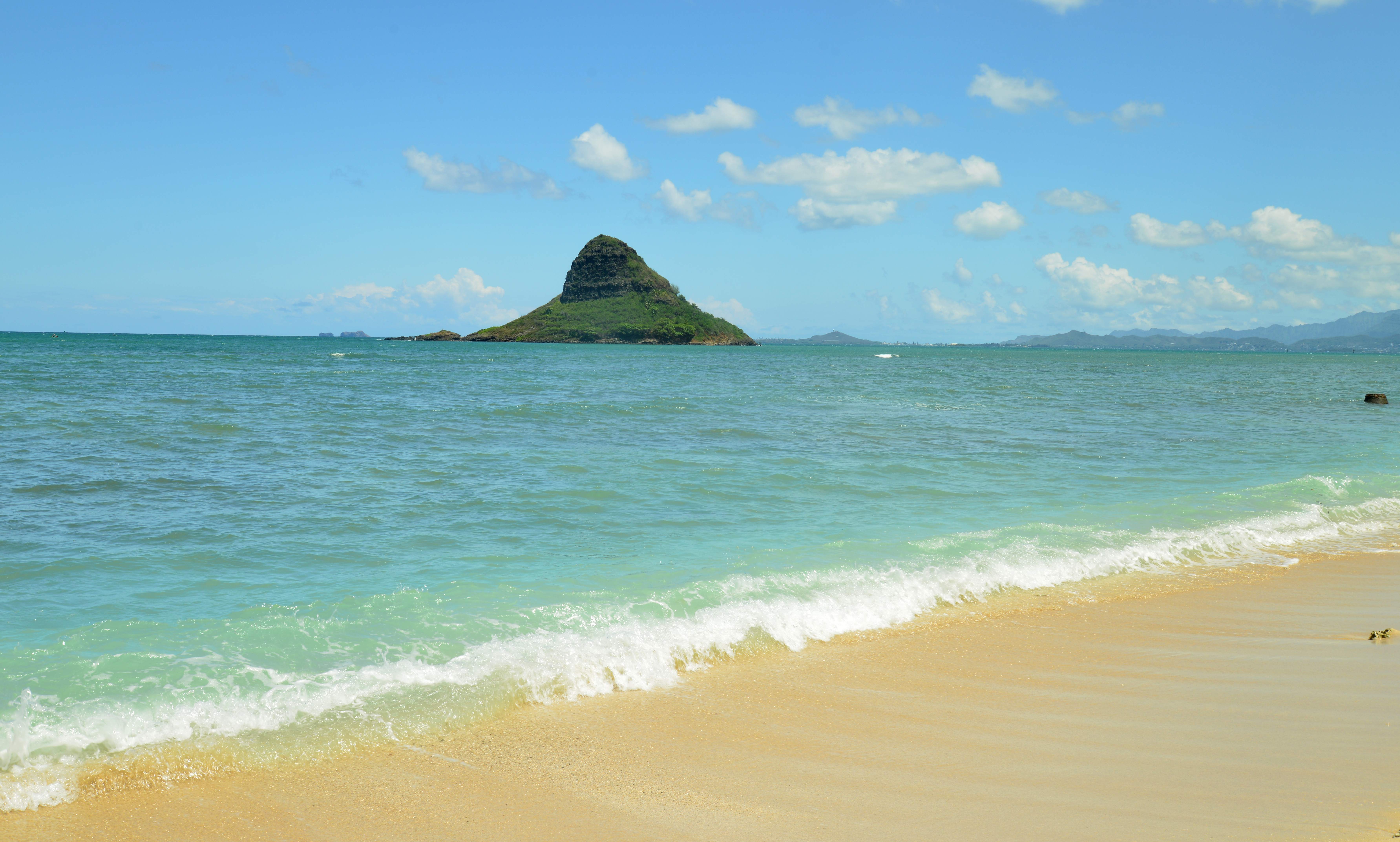 壁纸1920×1080夏威夷的碧海蓝天 Hawaii 夏威夷海滩图片 清澈海水波浪壁纸,夏威夷浪漫海滩壁纸图片-风景壁纸-风景图片素材-桌面壁纸
