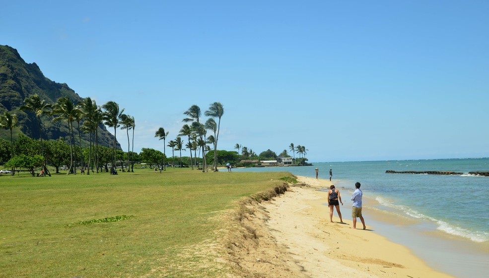 夏威夷印象--美丽的白沙滩(1)