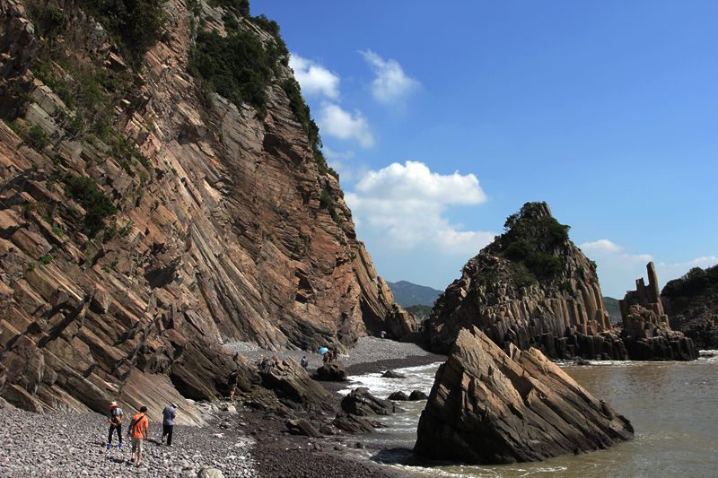 花岙岛,被称海上石林