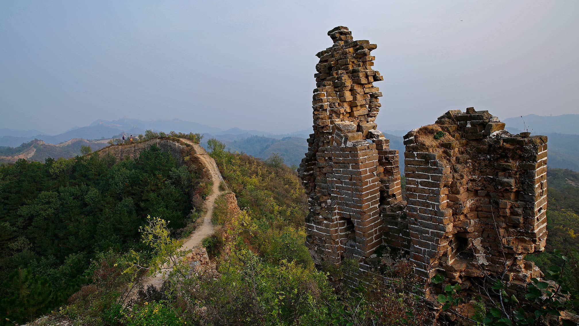 蟠龙山长城风光